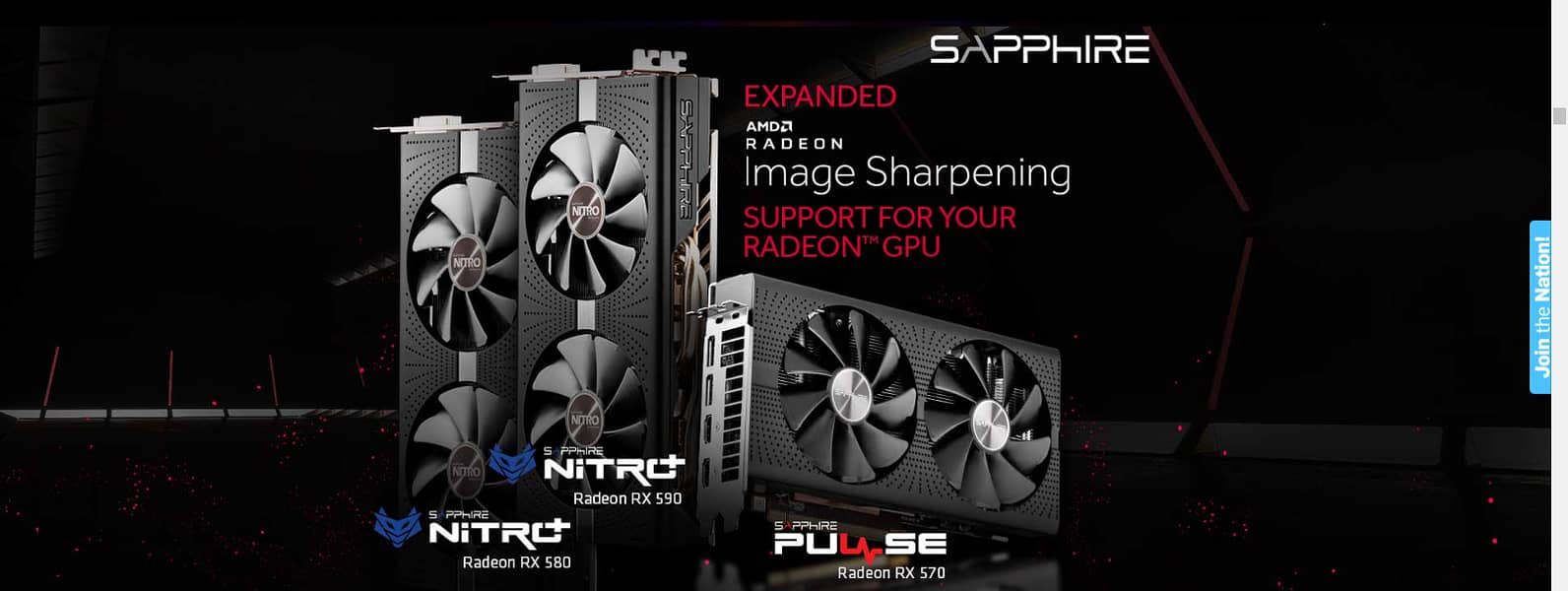 RX 590 NON GME Saphhire NITRO+   8GB GDDR5 Graphic card 256 bit 0