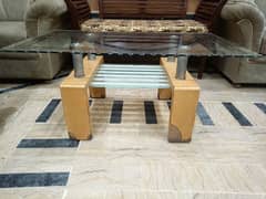 2 center Tables with double Glass