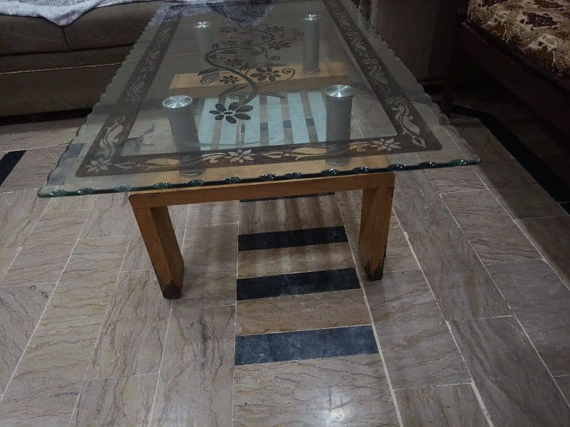 2 center Tables with double Glass 2