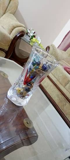 Standing Glass Vase