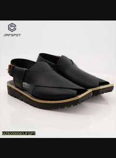 Jaf Spot- Signature Peshawari Chappa-JF31,  Black 0