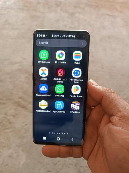 Samsung S10+ good condition with 0301 4767564 4