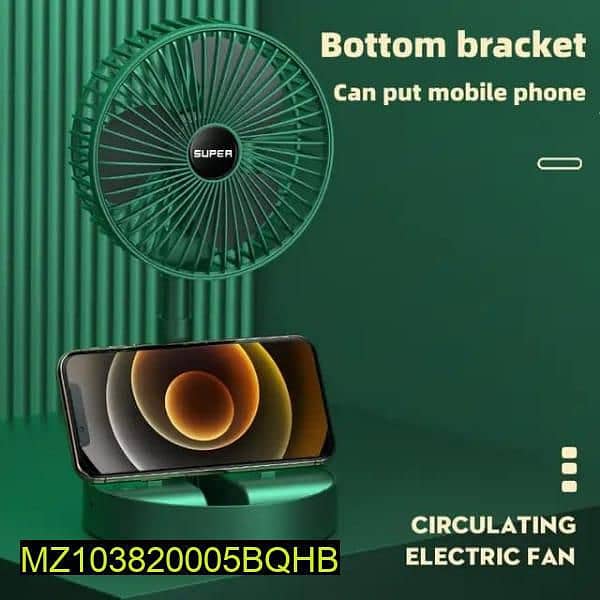 portable rechargeable fan 1