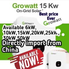 Growatt inverter 10KTL 3-x,5 year local warranty ,original wifi device