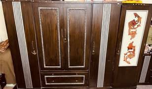 5 piece large wardrobe pure wood 0