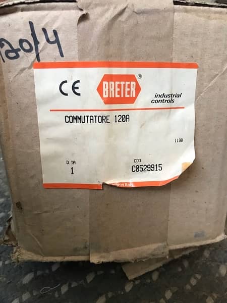 Phase rotary selector 120 ampere breter italy 1