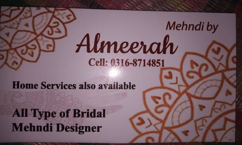 Almeera Mehndi 0