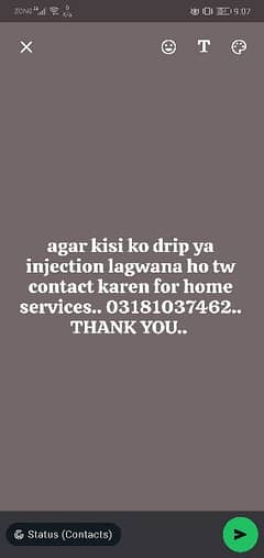 drip and injection services at your door step