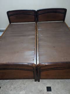 Two Pairs beds with Dawlance foam