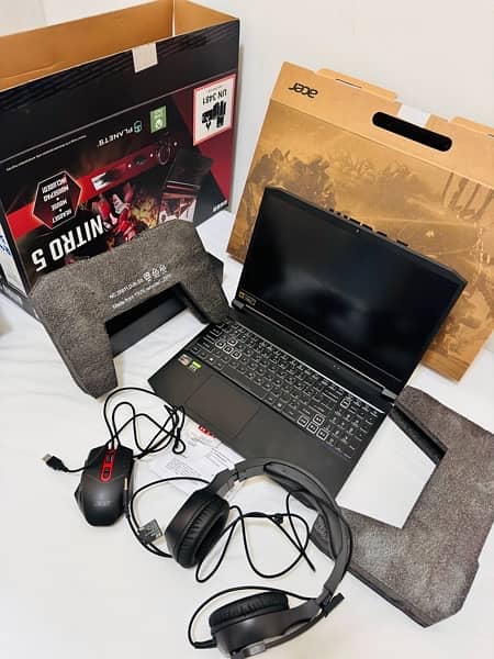 Acer nitro 5 rtx 3080 32GB Ram gaming laptop 2