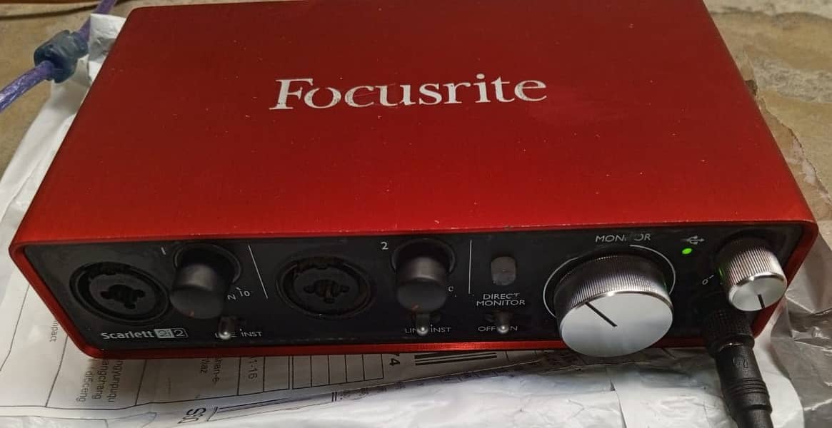 Sound Card Focusrite Scarlett 2i2 (2nd Gen) USB Audio Interface 0