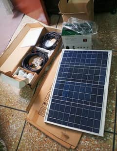 New Complete Solar System With Battery Charger