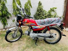 Honda cd 70 2020/ Number 2022 with original num palts barnd new bick