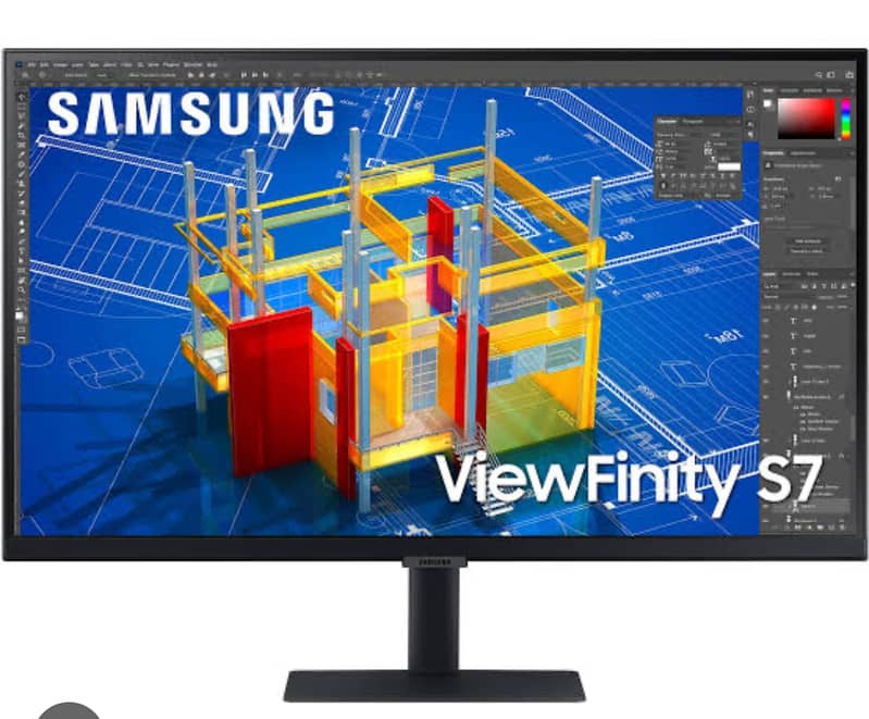 Samsung ViewFinity S7 27" IPS 4K UHD Monitor, Intelligent Eye Care 0