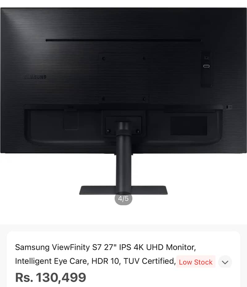 Samsung ViewFinity S7 27" IPS 4K UHD Monitor, Intelligent Eye Care 1
