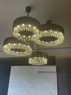 Modern Crystal Chandeliers ( Set of Four )