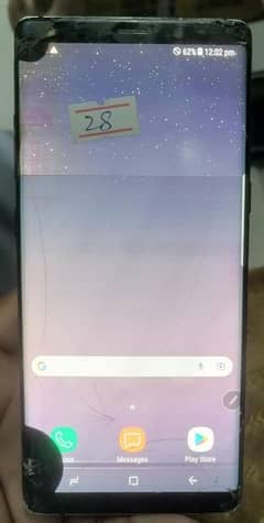 Samsung note 8 LCD with frame 0