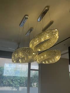 Modern Crystal Chandeliers (Set of Four)