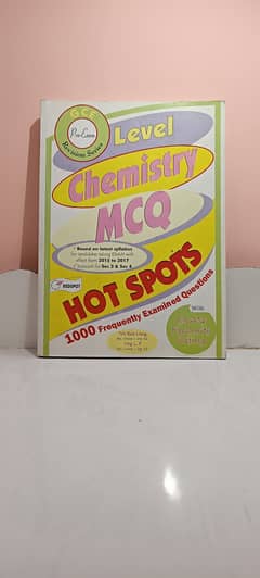 Olevel/GCE Chemistry MCQ Hot Spots Redspot