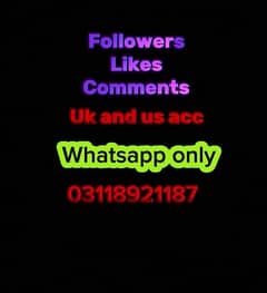 tik tok followers likes and any service you want in cheap price