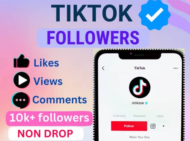 tik tok followers likes and any service you want in cheap price 1