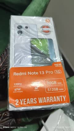 xiaomi Redmi note 13 pro 5g 12gb/512gb non-pta