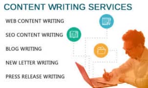 content writing for different topics and projects.