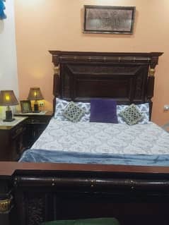 Double Bed + Bedroom Set