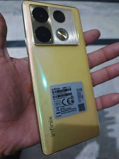 infinix note 40 pro gold color 10/10  with all accessories