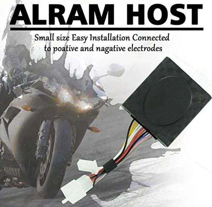 Motorcycle Remote Security Lock Anti Theft Alarm System 5