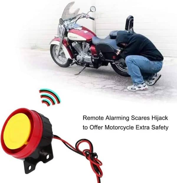 Motorcycle Remote Security Lock Anti Theft Alarm System 6