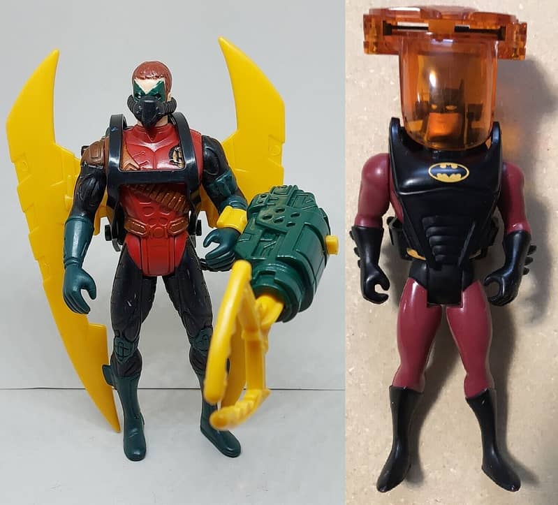 1993 Batman & 1995 Robin Hydro Claw Action Figure with Original CD 7