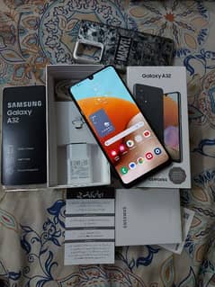Samsung Galaxy A32 10/10 One Hand Used Complete Box