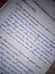 Hand Writing Assigment Work