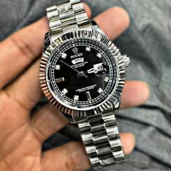 Rolex watch high quality  show date and day water resistant