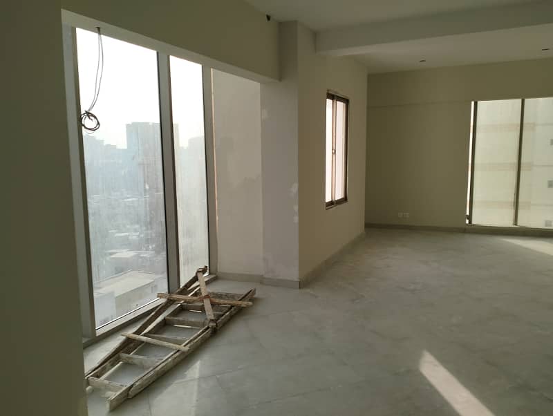 Brand New Office Available For Rent 769 Square Feet 2 side Corner 24-7 Operating Building At Prime Location of Bahadurabad 6