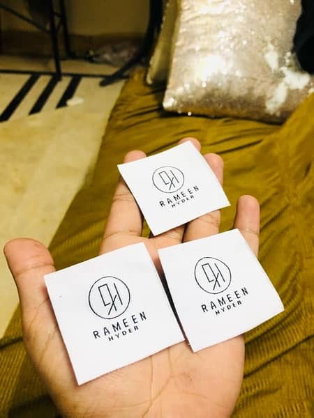 soft woven labels fabric clothing brand garment 2