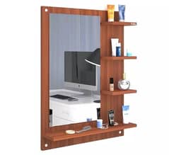 Wall Mounted Dressing Table / Wall Mirror With Shelf Available