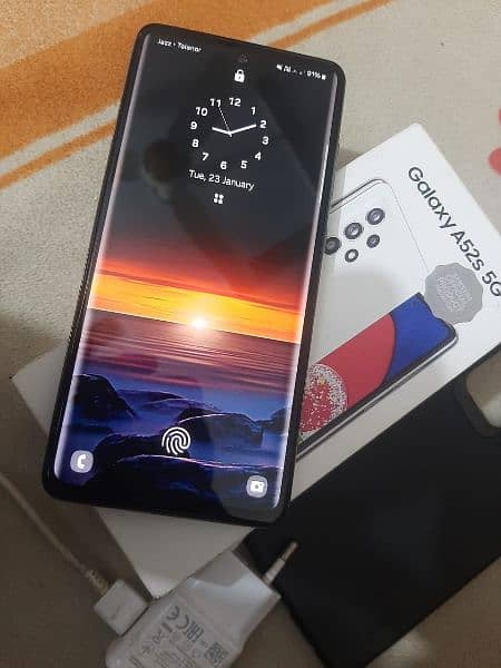 Samsung A52s with full box condition 10/10 11