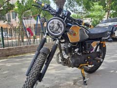 Honda 125 fully customize fatty cafe racer