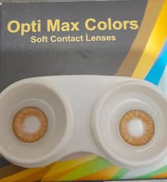 -4.5 eyesight soft contact lenses. Honey colored