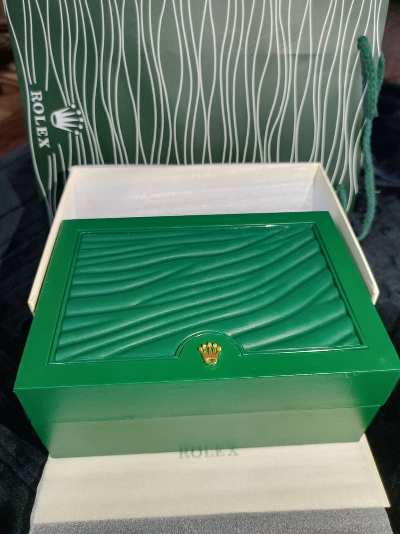 Rolex brand new silver full box pack with 2 year Money back guarantee 5
