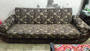 Three seaters sofa cum bed better condition made in molty foam