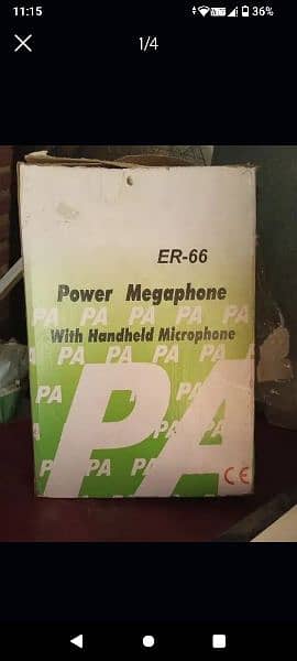 power megaphone with handhold microphone 2