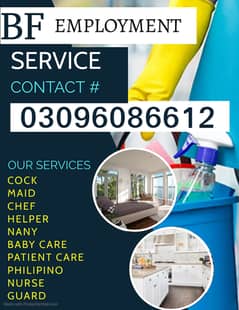 Maids / House Maids / Couple / Driver / Patient Care / Nanny / COOK.