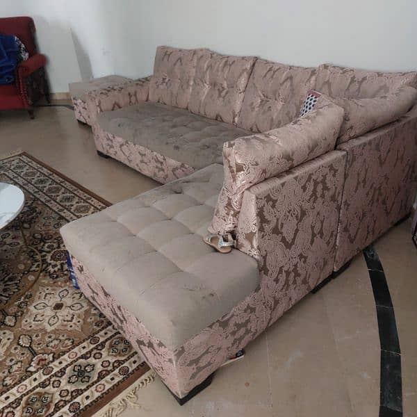 7 seater L shaped Sofa set 1