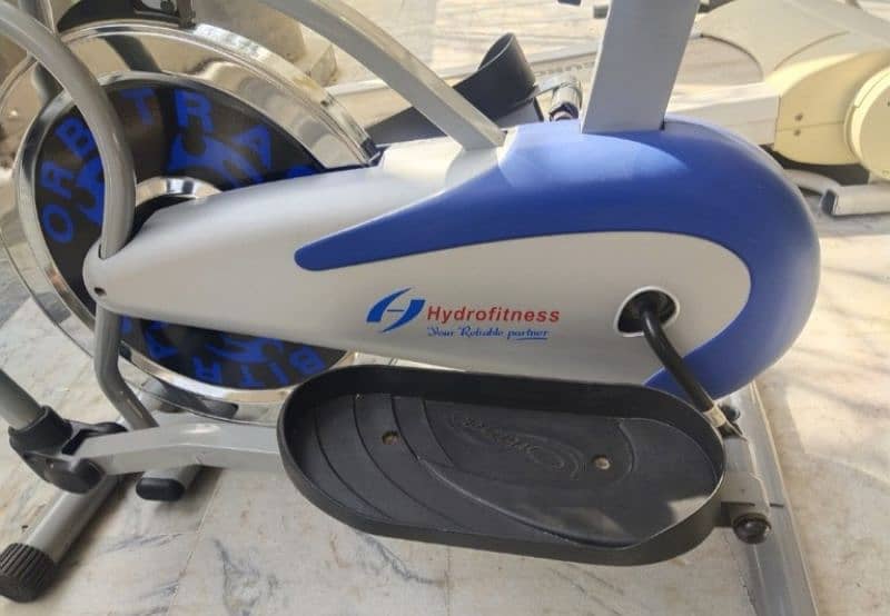 Elliptical exercise cycle machines air bike cadio recumbent spin tread 5