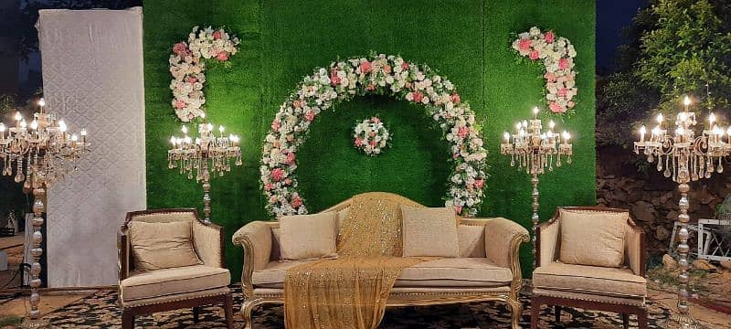 Fresh and artificial flowers Specialist stage decor 1