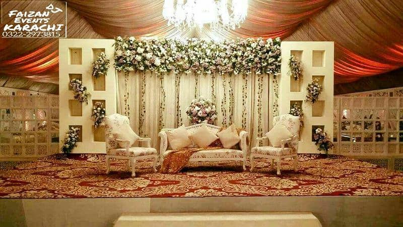 Fresh and artificial flowers Specialist stage decor 2
