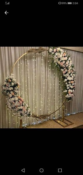 Fresh and artificial flowers Specialist stage decor 3